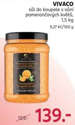 Rossmann Vivaco sůl do koupele s vůní pomerančových květů nabídka