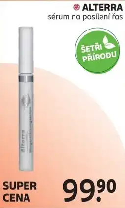 Rossmann Alterra sérum na posílení řas nabídka