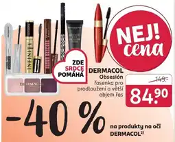 Rossmann Dermacol Obsesión řasenka pro prodloužení a větší objem řas nabídka