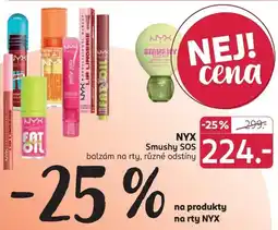 Rossmann NyX Smushy SOS nabídka