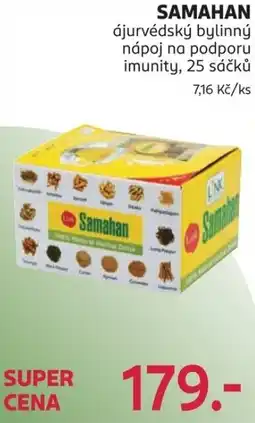 Rossmann Samahan ájurvédský bylinný nápoj na podporu imunity nabídka