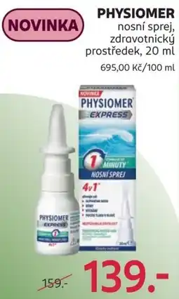 Rossmann Physiomer express nabídka
