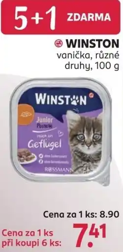 Rossmann Winston vanička nabídka
