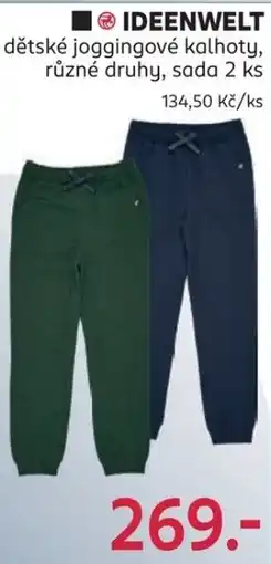 Rossmann Ideenwelt dětské joggingové kalhoty nabídka