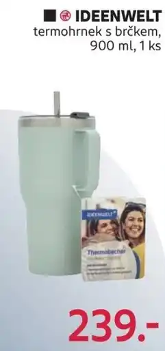Rossmann Ideenwelt termohrnek s brčkem nabídka