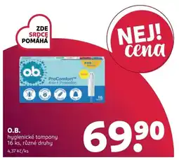 Rossmann O.B. hygienické tampony nabídka