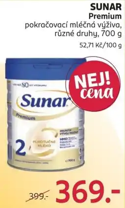 Rossmann Sunar pokračovací mléčná výživa nabídka