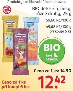 Rossmann BIO dětské tyčinky nabídka