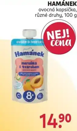 Rossmann Hamánek ovocná kapsička nabídka