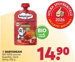Rossmann Babydream BIO 100% ovocná kapsička nabídka