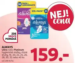Rossmann Always ultra nebo platinum nabídka