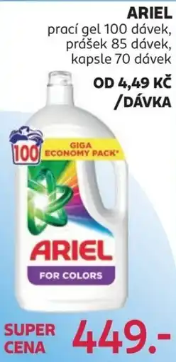 Rossmann Ariel prací gel nabídka