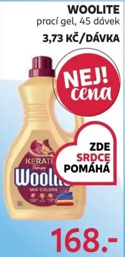 Rossmann Woolite prací gel nabídka