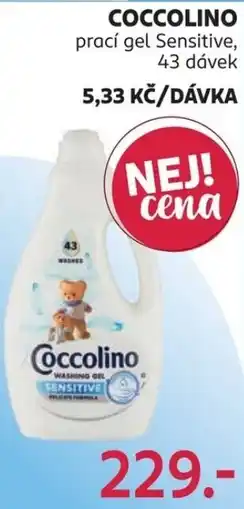Rossmann Coccolino prací gel Sensitive nabídka