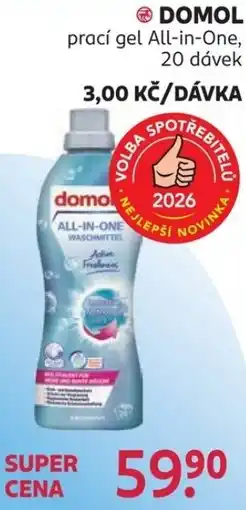 Rossmann Domol prací gel All-in-One nabídka