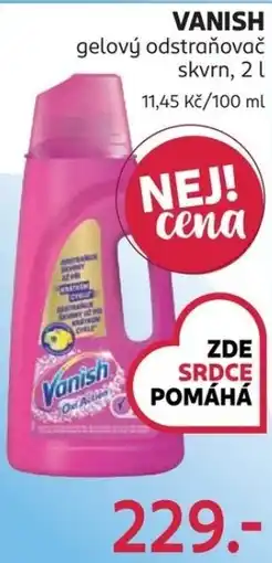 Rossmann Vanish gelový odstraňovač skvrn nabídka
