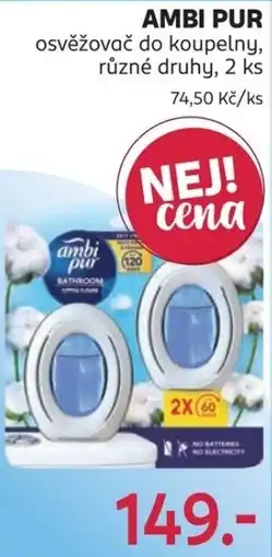 Rossmann Ambi Pur osvěžovač do koupelny nabídka