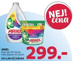 Rossmann Ariel prací gel 60 dávek, nebo kapsle 44 dávek nabídka