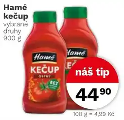 Konzum Hamé kečup nabídka
