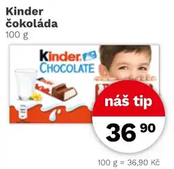 Konzum Kinder čokoláda nabídka