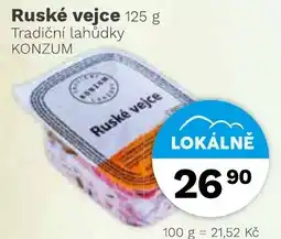 Konzum Ruské vejce nabídka