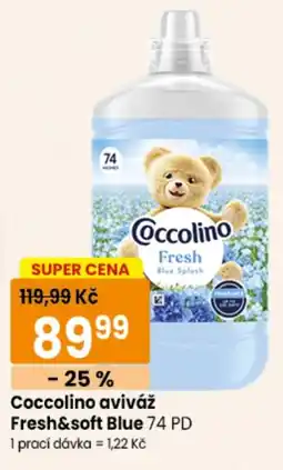 TEMPO Coccolino aviváž Fresh&soft Blue nabídka
