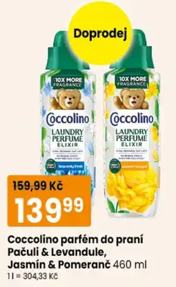 TEMPO Coccolino parfém do praní Pačuli & Levandule, Jasmin & Pomeranč nabídka