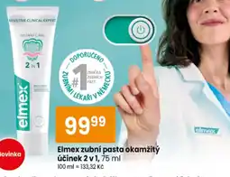 TEMPO Elmex zubní pasta okamžitý účinek 2 v 1 nabídka