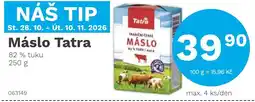Konzum Máslo Tatra nabídka