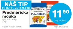 Konzum Předměřická mouka nabídka