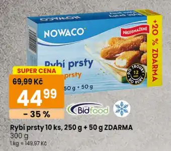 Nowaco rybí prsty