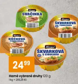 TEMPO Hamé vybrané druhy nabídka