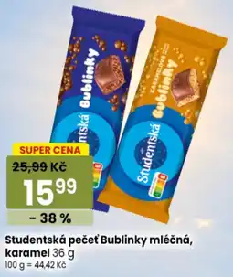 TEMPO Studentská pečeť Bublinky mléčná, karamel nabídka