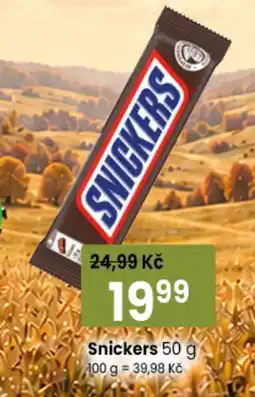 TEMPO Snickers nabídka