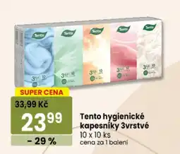 TEMPO Tento hygienické kapesníky 3vrstvé nabídka