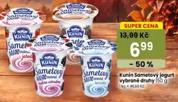 TEMPO Kunín Sametový jogurt nabídka
