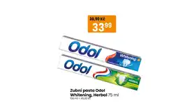 TEMPO Odol zubní pasta whitening herbal nabídka