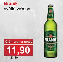 PLUS JIP Braník světlé výčepní nabídka
