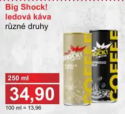 PLUS JIP Big Shock! ledová káva nabídka