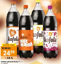 TEMPO Kofola vybrané druhy nabídka