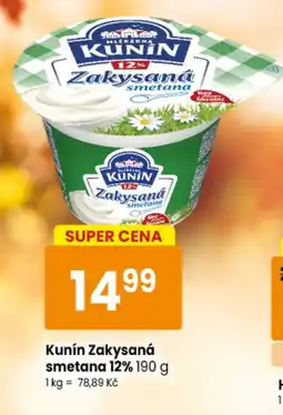 TEMPO Kunín zakysaná smetana 12% nabídka