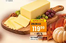 TEMPO Sýr Eidam 30% nabídka