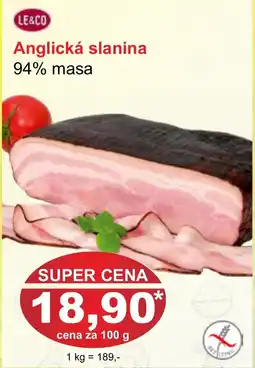 PLUS JIP Le&co anglická slanina nabídka