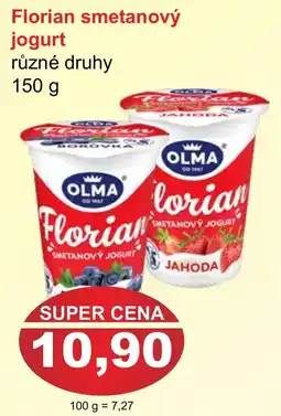 PLUS JIP Olma florian smetanový jogurt nabídka