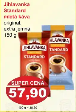 PLUS JIP Jihlavanka standard mletá káva original, extra jemná nabídka