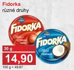 PLUS JIP Fidorka různé druhy nabídka