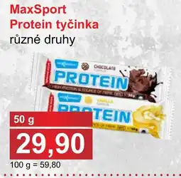 PLUS JIP MaxSport protein tyčinka nabídka