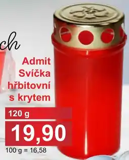 PLUS JIP Admit svíčka hřbitovní s krytem nabídka