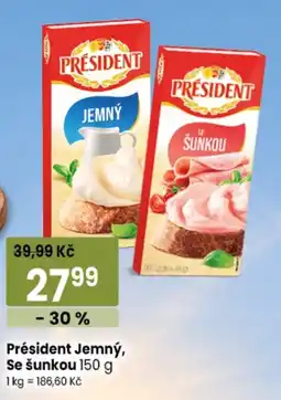 TEMPO President jemný, se šunkou nabídka