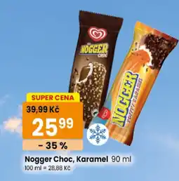 TEMPO Nogger Choc, Karamel nabídka